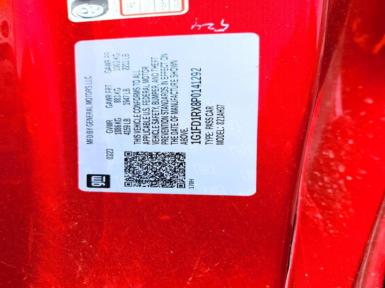 2023 Chevrolet Camaro Lt - zdjęcie 12