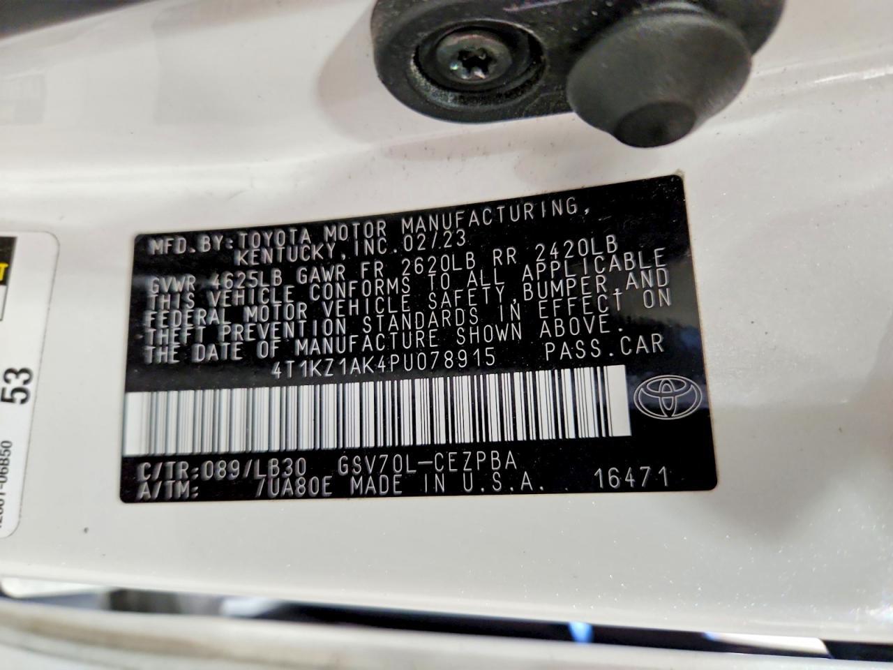 2023 Toyota Camry Xse V6 - zdjęcie 12