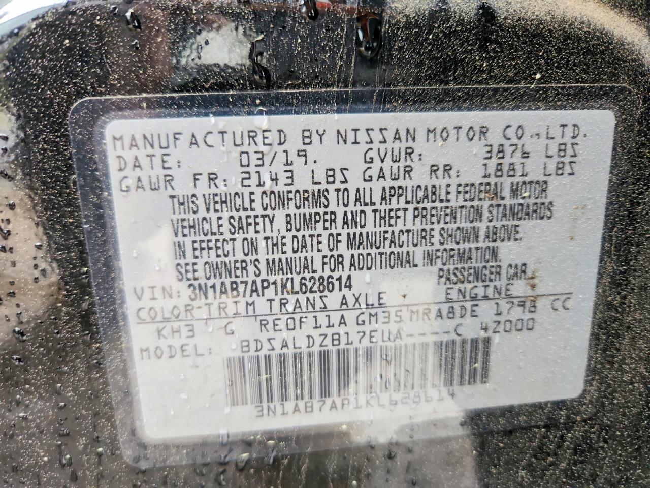 2019 Nissan Sentra Sv - zdjęcie 13