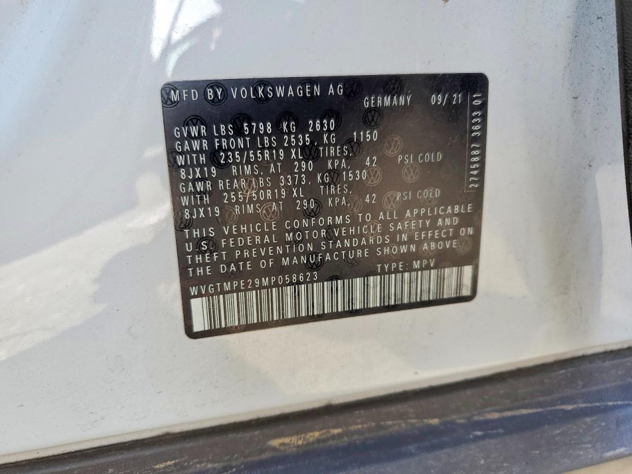 2021 Volkswagen Id.4 Pro S - zdjęcie 12