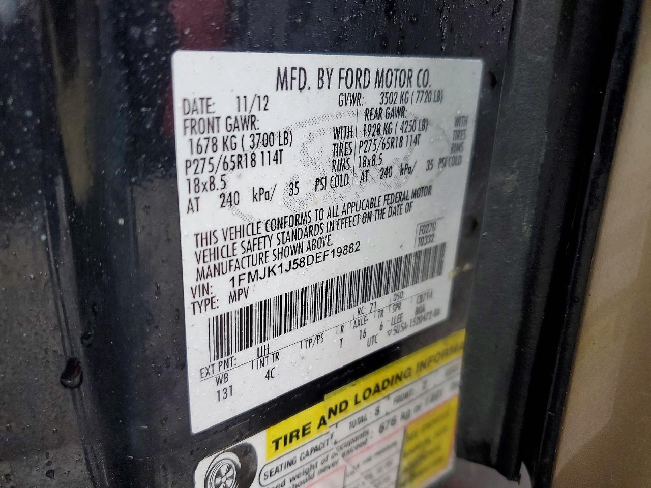 2013 Ford Expedition El Xlt - zdjęcie 13