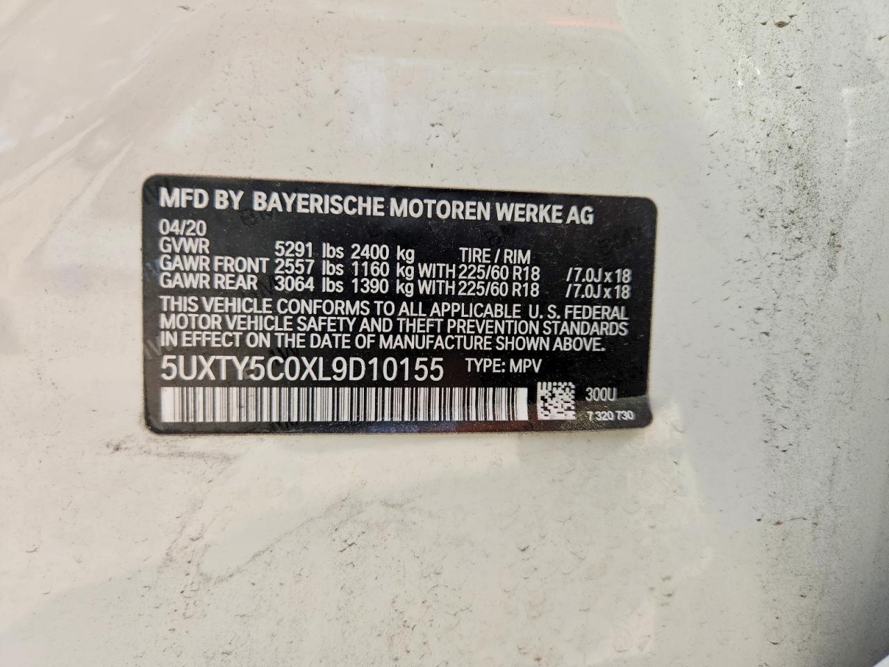 2020 BMW X3 xDrive30I - zdjęcie 13