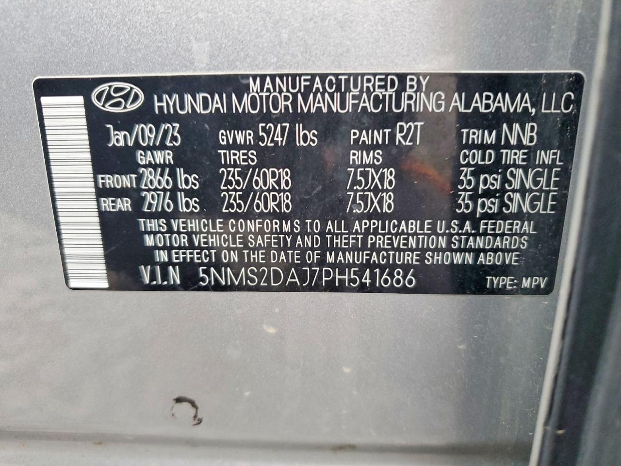 2023 Hyundai Santa Fe Sel - zdjęcie 14