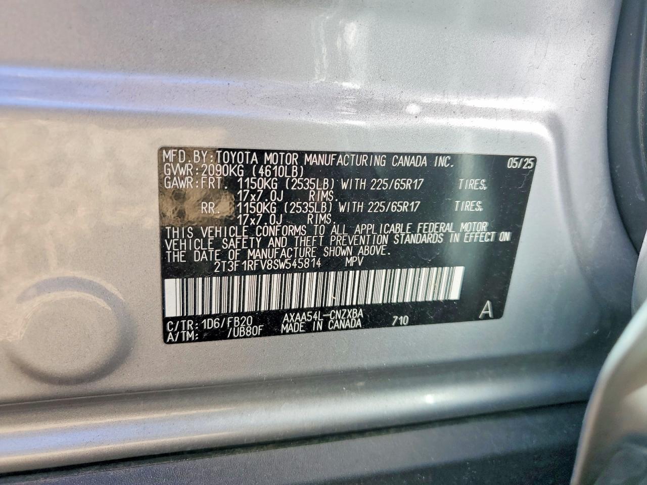 2025 Toyota Rav4 Le - zdjęcie 14
