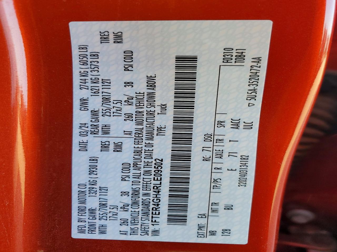 2024 Ford Ranger Xlt - zdjęcie 12