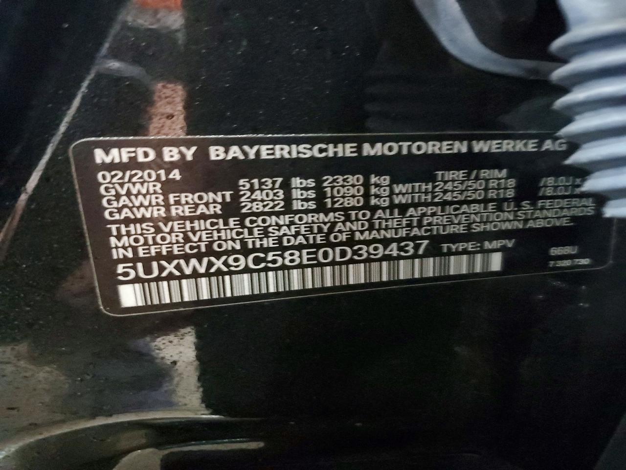 2014 BMW X3 xDrive28I - zdjęcie 13