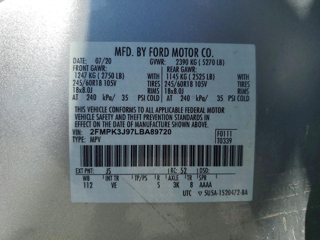 2020 Ford Edge Sel - zdjęcie 14