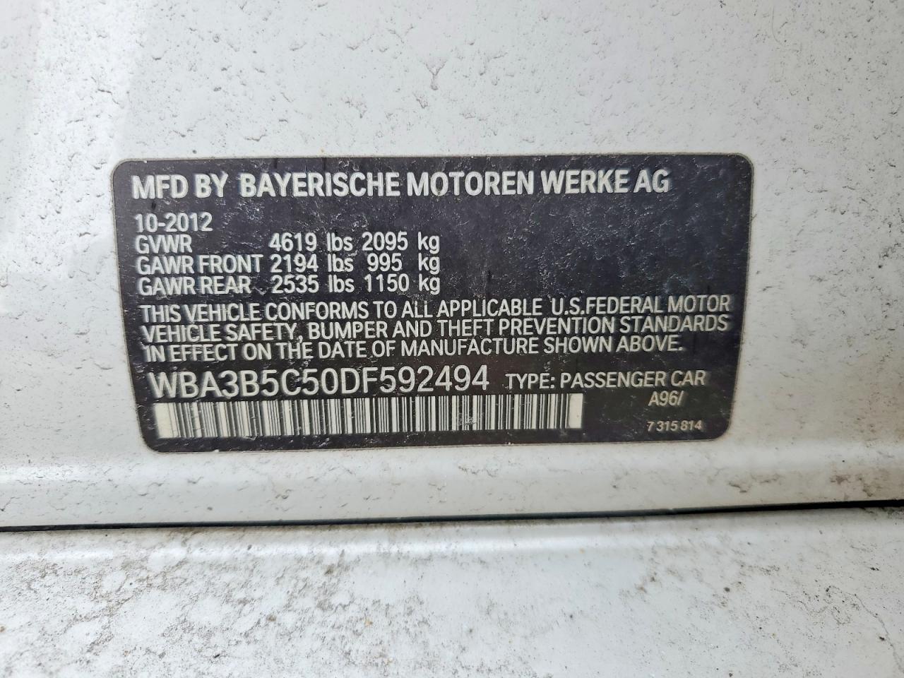 2013 BMW 328 Xi Sulev - zdjęcie 12