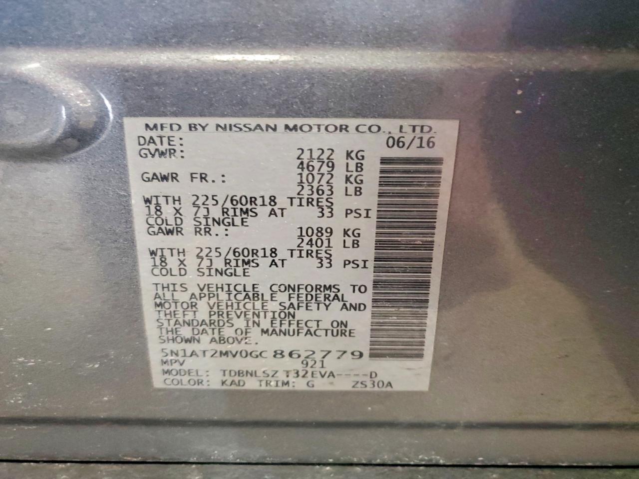 2016 Nissan Rogue Sl - zdjęcie 14