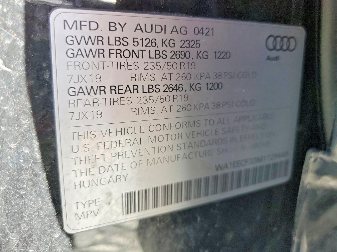 2021 Audi Q3 Premium Plus S Line 45 - zdjęcie 13