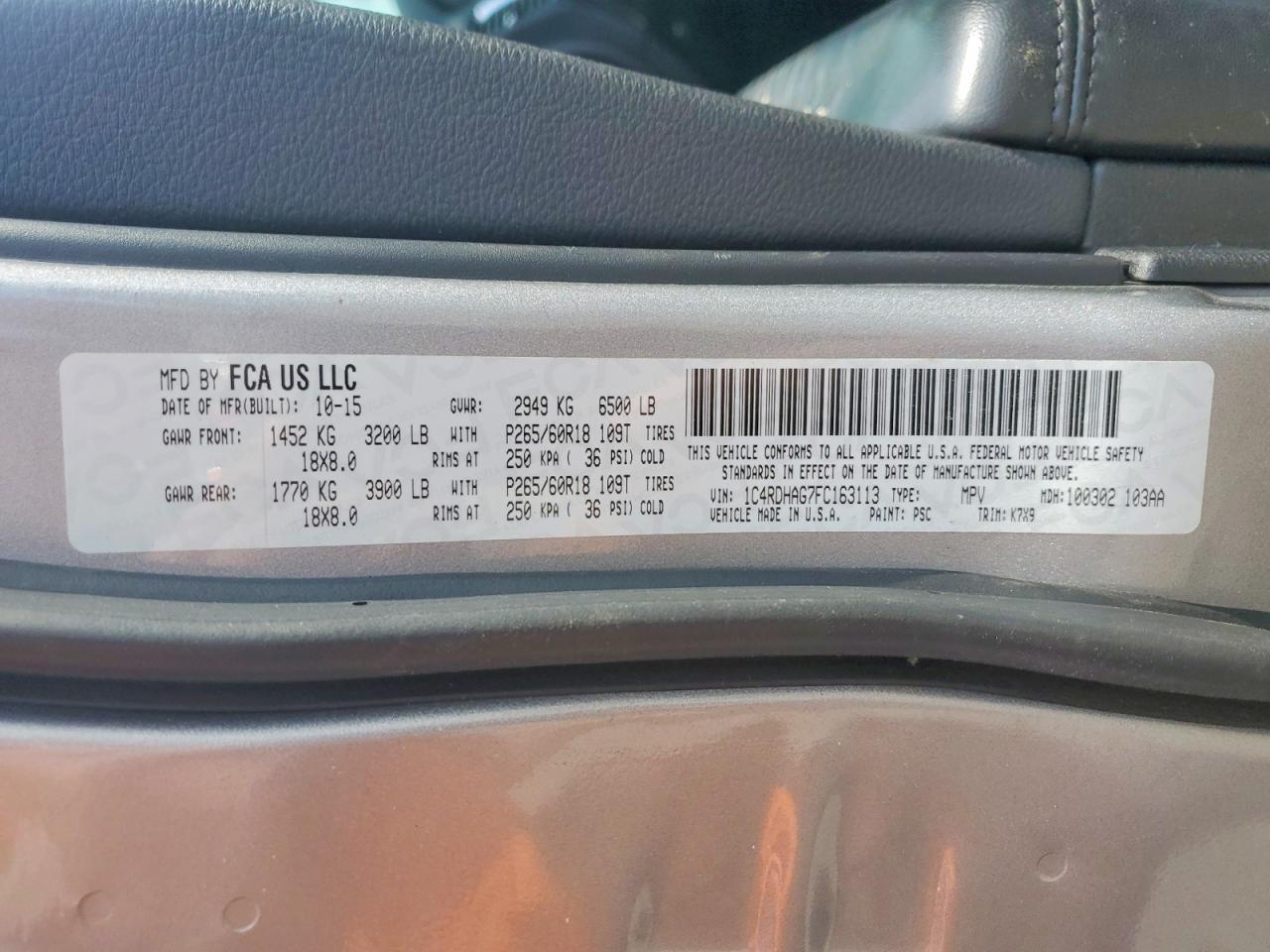 2015 Dodge Durango Sxt - zdjęcie 14