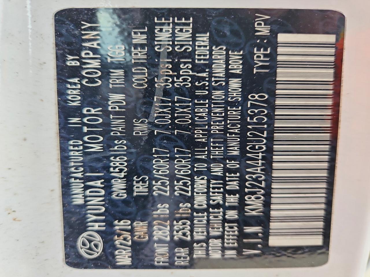 2016 Hyundai Tucson Se - zdjęcie 13