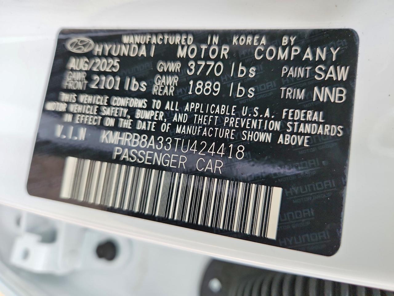 2026 Hyundai Venue Se - zdjęcie 14