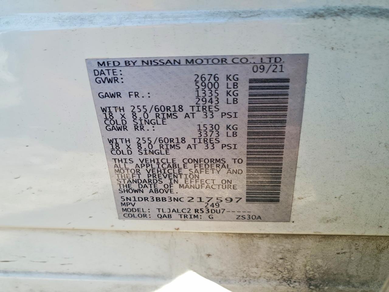 2022 Nissan Pathfinder Sv - zdjęcie 14