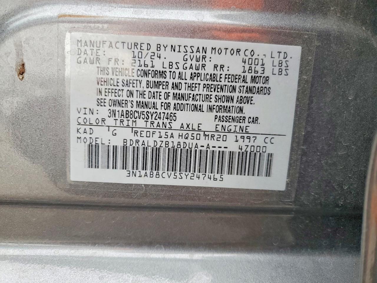 2025 Nissan Sentra Sv - zdjęcie 12