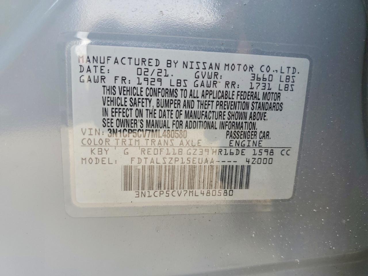 2021 Nissan Kicks Sv - zdjęcie 13