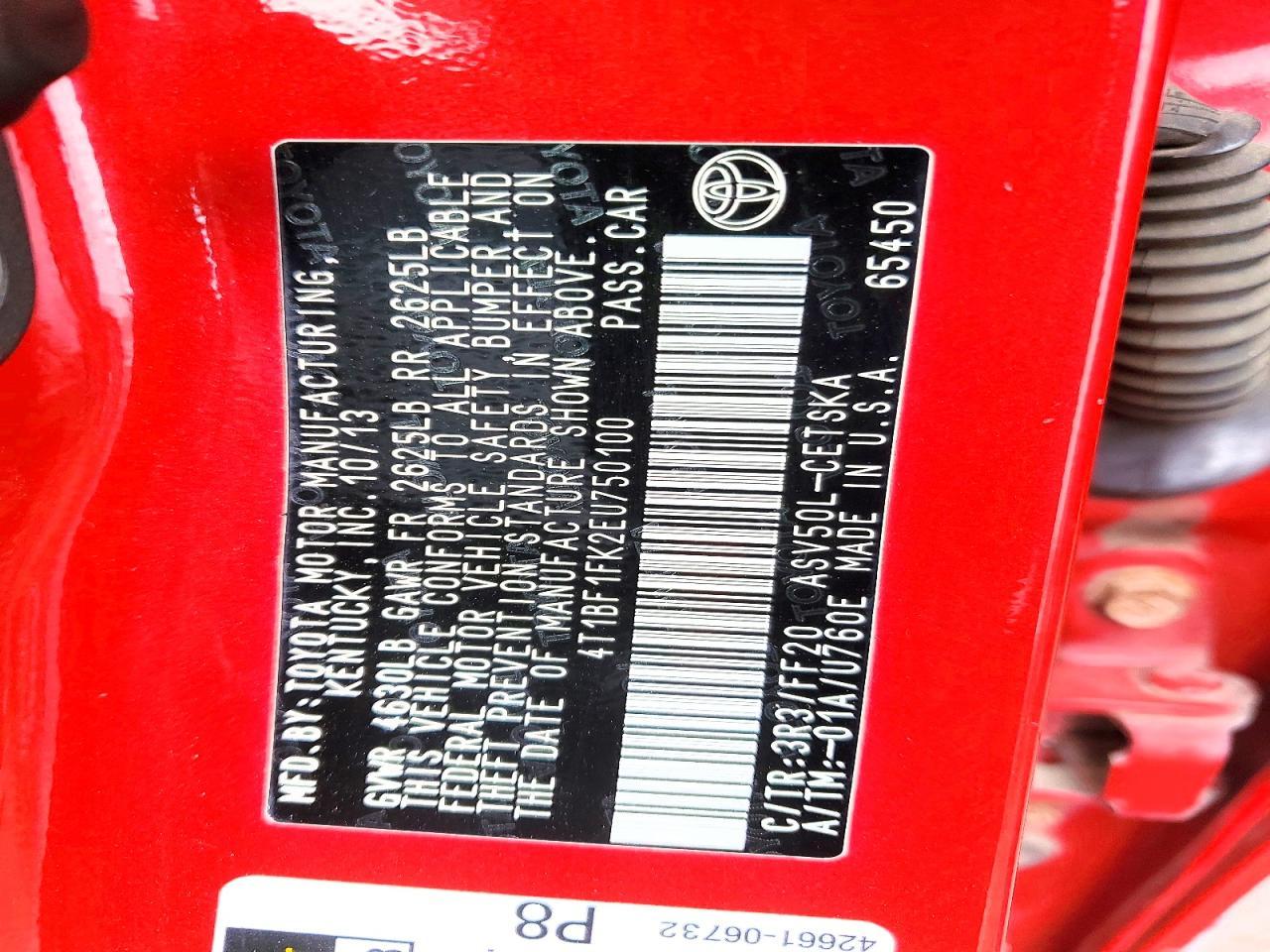 2014 Toyota Camry Se Sport - zdjęcie 12