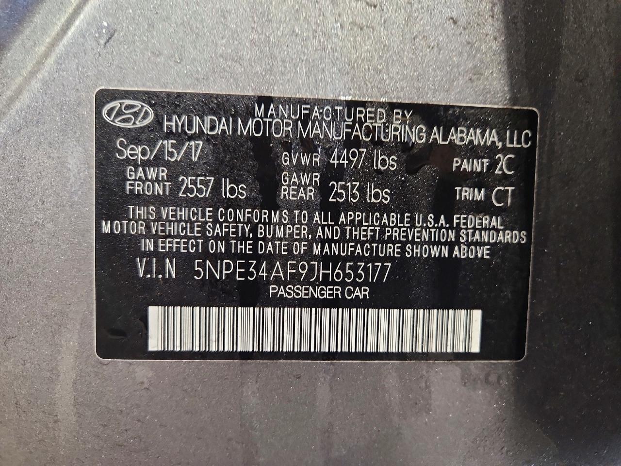 2018 Hyundai Sonata Sport - zdjęcie 12