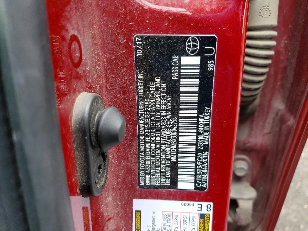 2018 Toyota C-Hr Xle Premium - zdjęcie 13