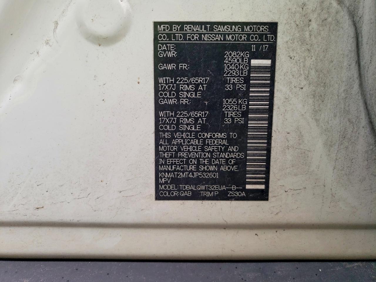 2018 Nissan Rogue Sv - zdjęcie 13