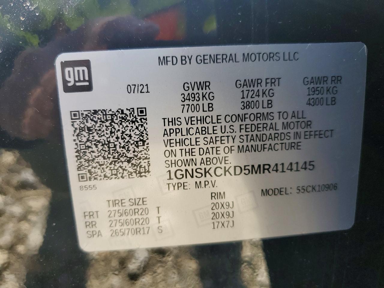 2021 Chevrolet Suburban K1500 Lt - zdjęcie 14