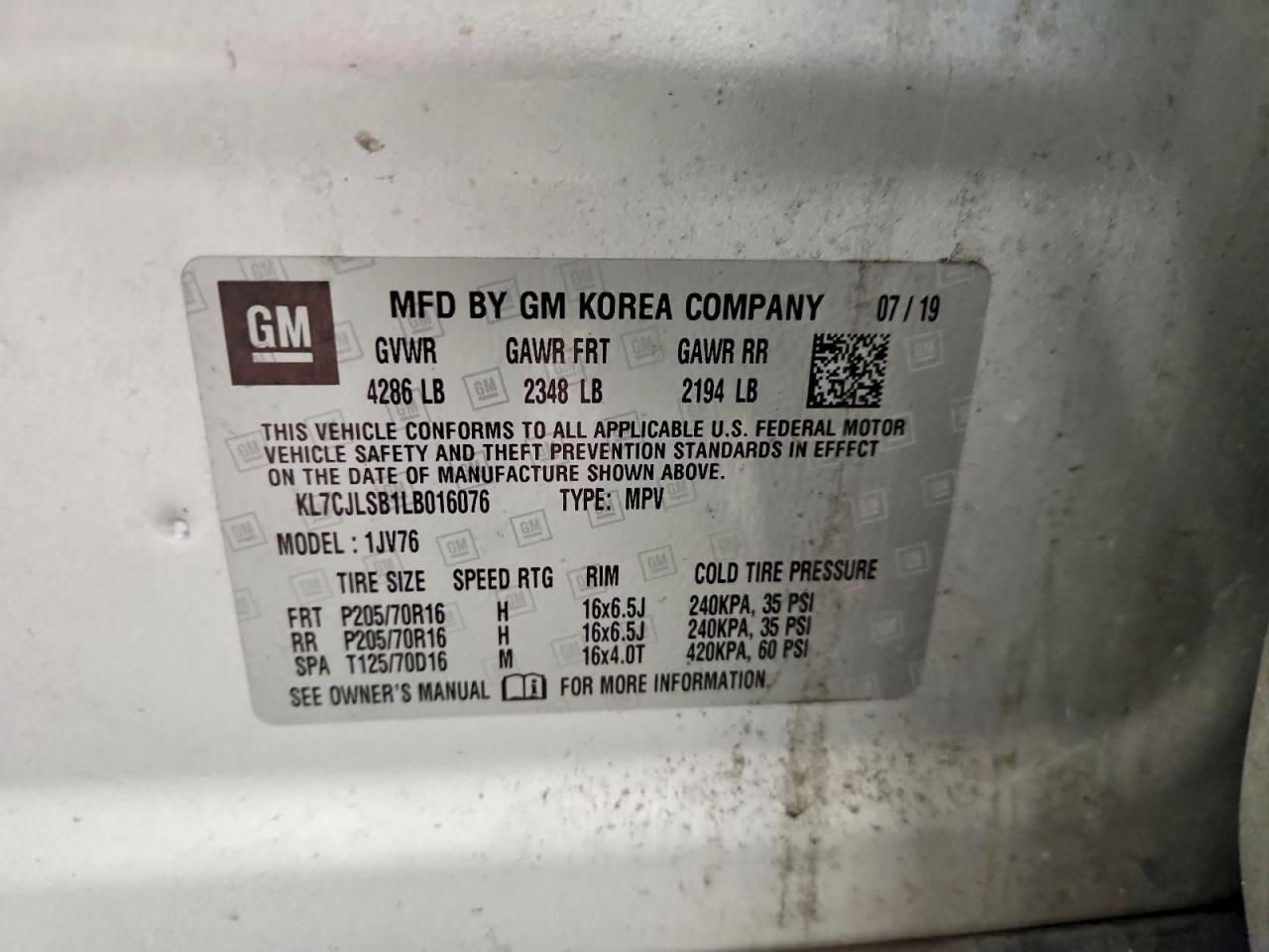 2020 Chevrolet Trax 1Lt - zdjęcie 13