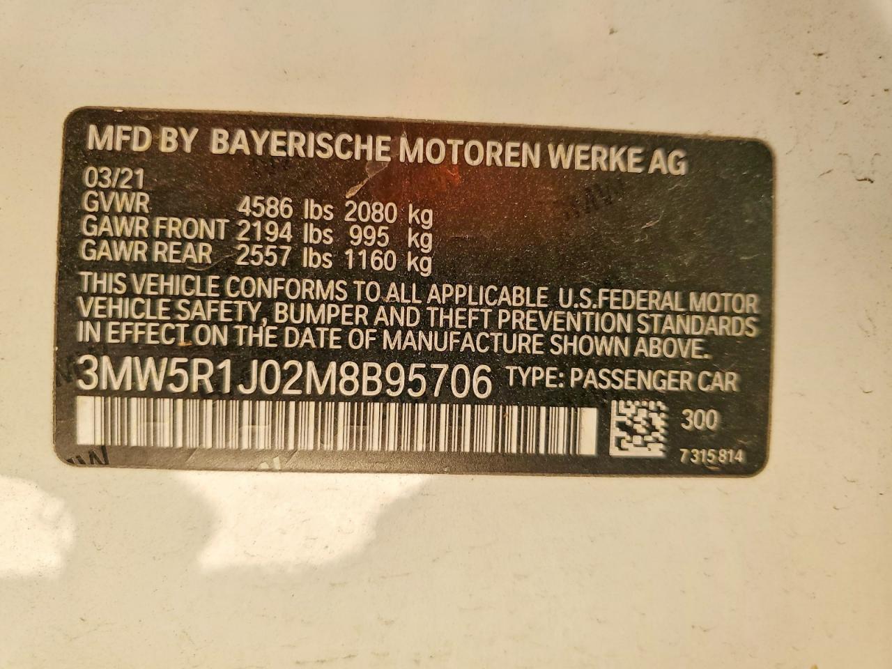 2021 BMW 330I - zdjęcie 12