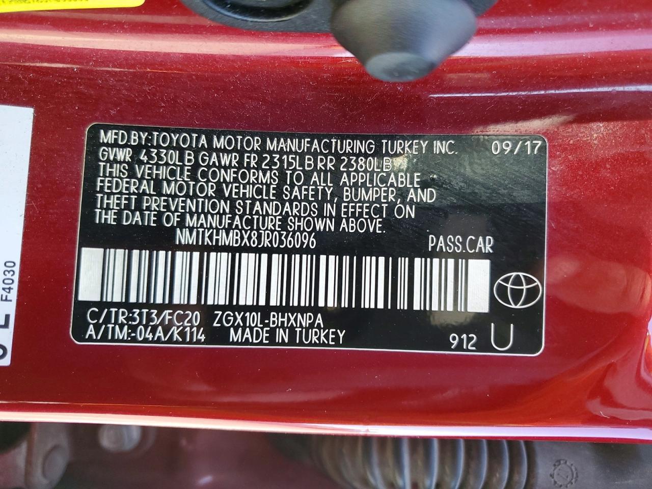 2018 Toyota C-Hr Xle Premium - zdjęcie 12