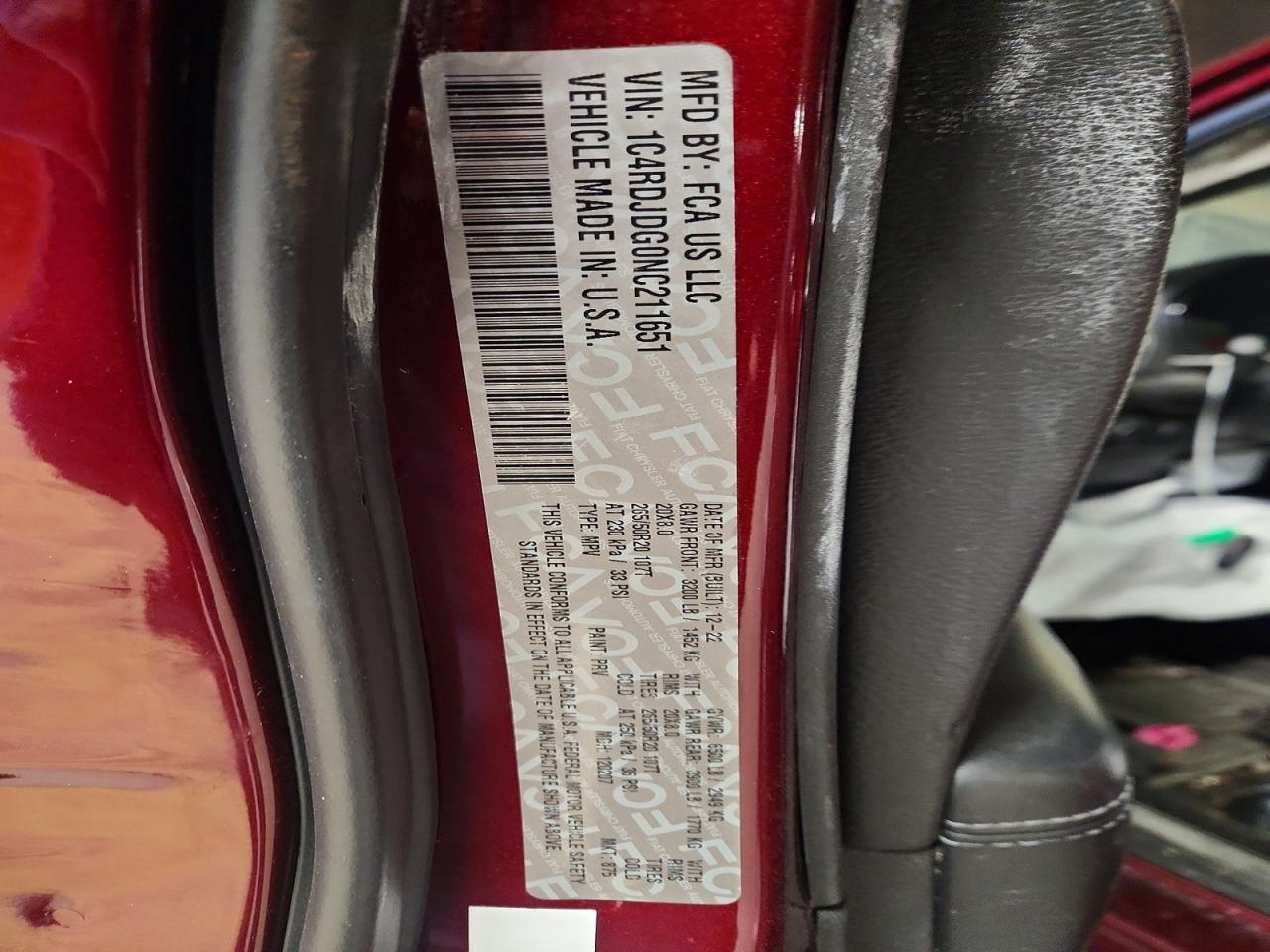 2022 Dodge Durango Gt - zdjęcie 13