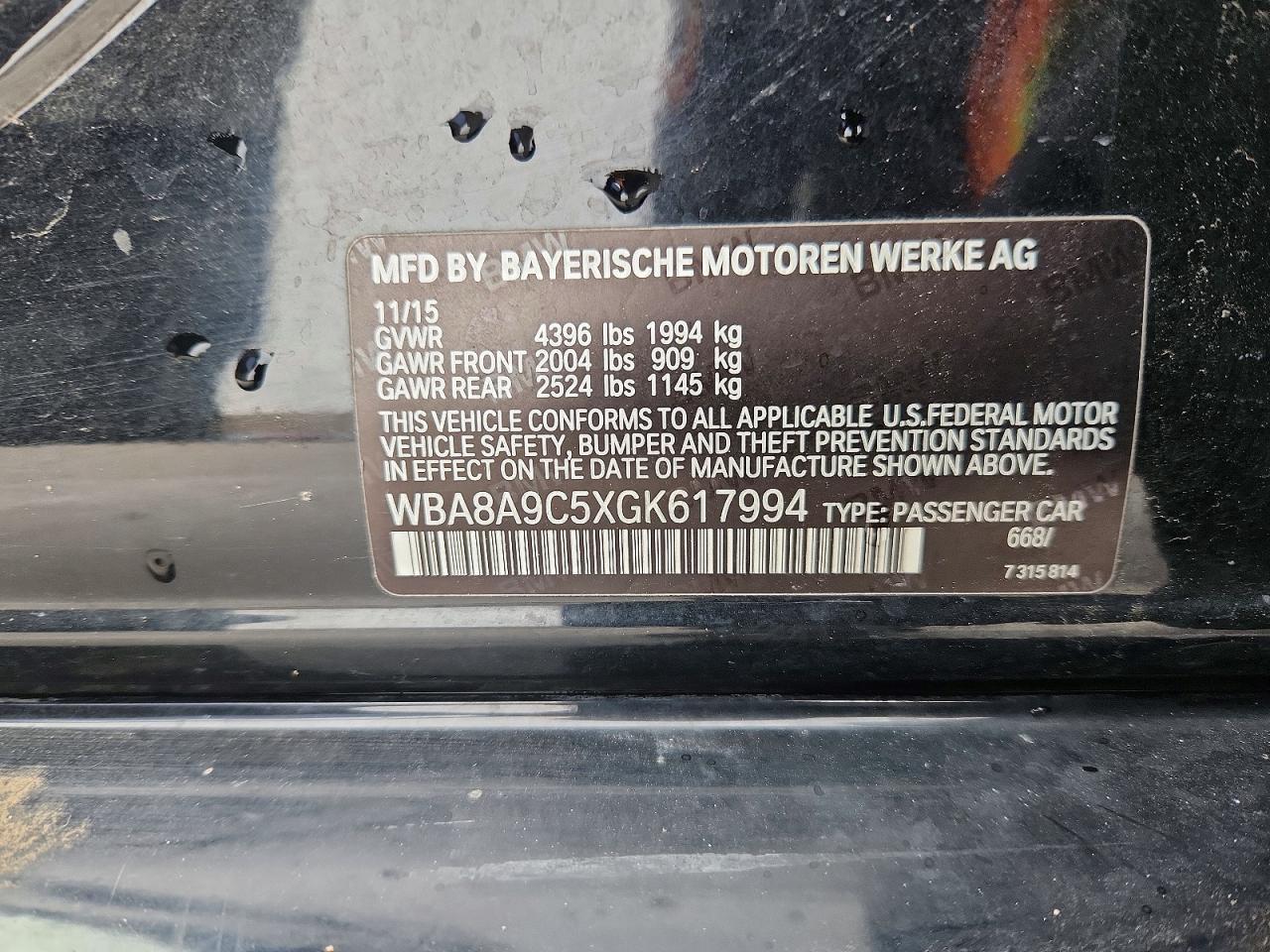 2016 BMW 320 I - zdjęcie 12