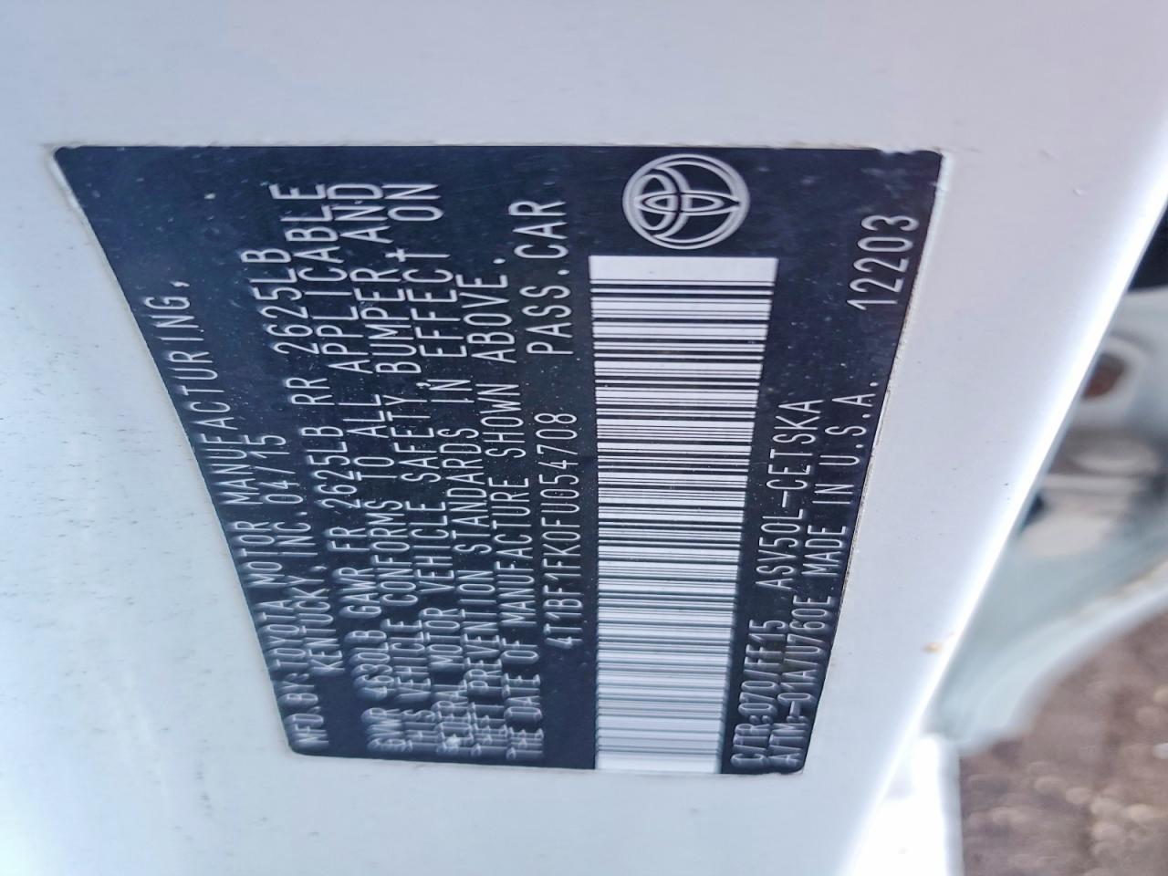 2015 Toyota Camry Se - zdjęcie 12