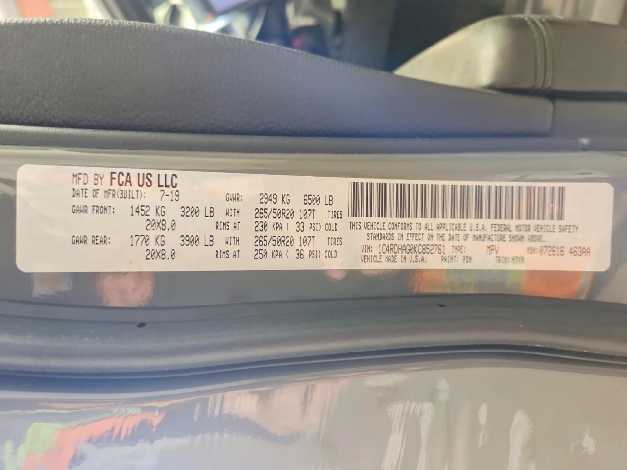 2019 Dodge Durango Sxt - zdjęcie 13