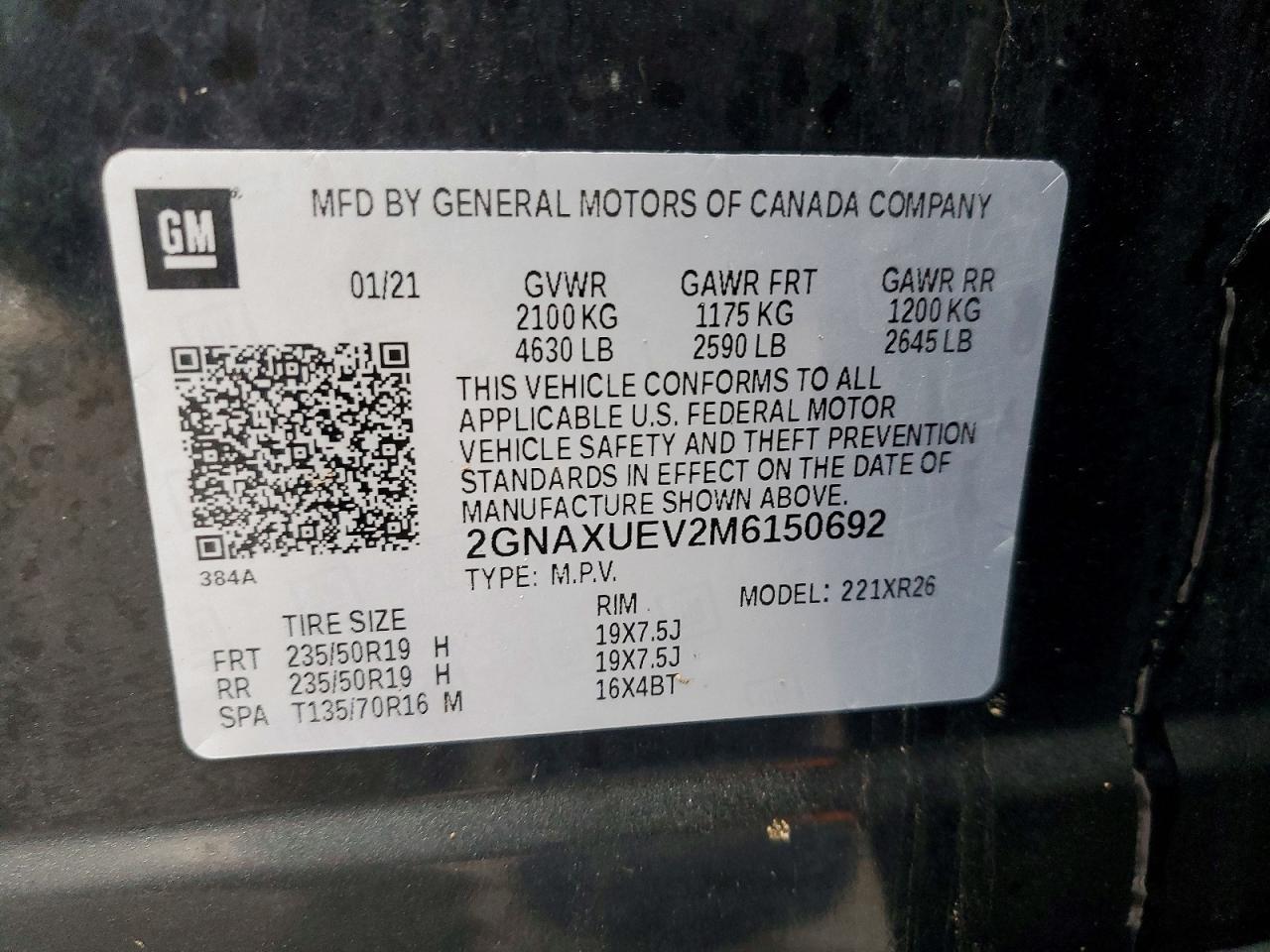 2021 Chevrolet Equinox Lt - zdjęcie 13