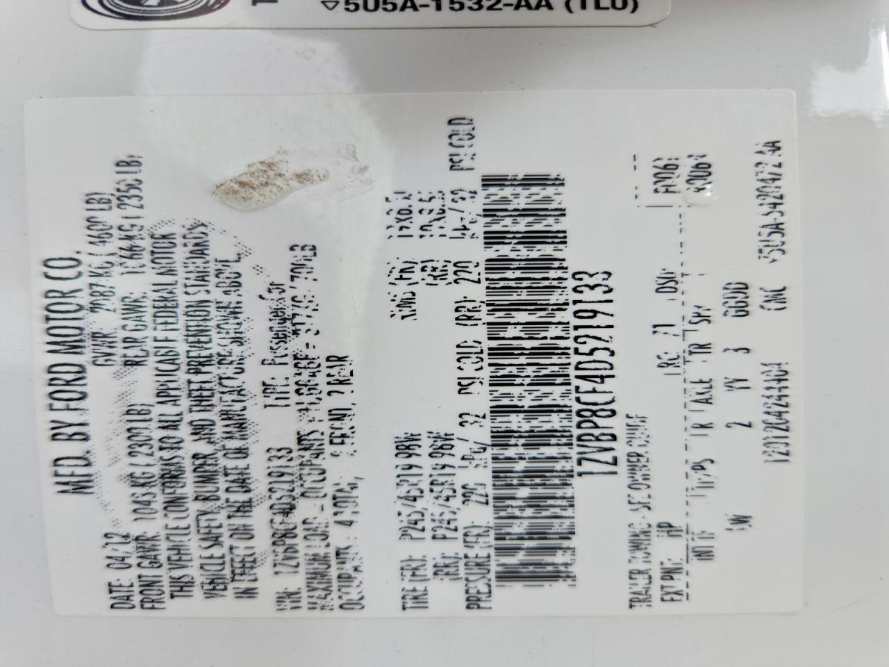 2013 Ford Mustang Gt - zdjęcie 12