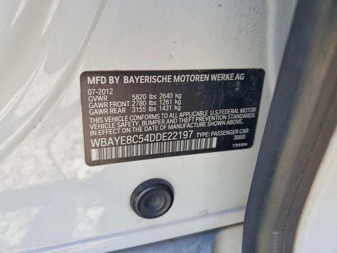 2013 BMW 750 Li - zdjęcie 12