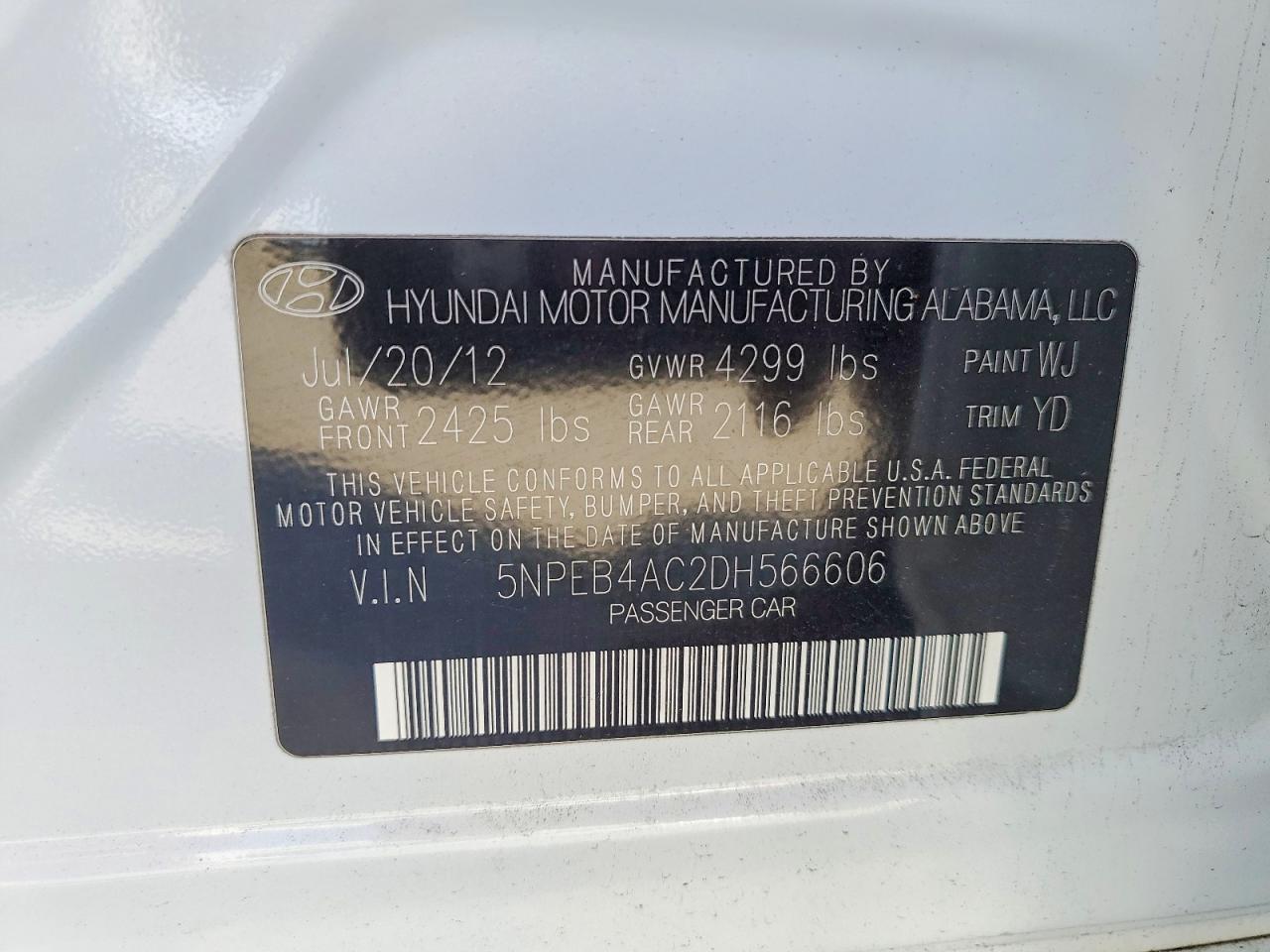 2013 Hyundai Sonata Gls - zdjęcie 13