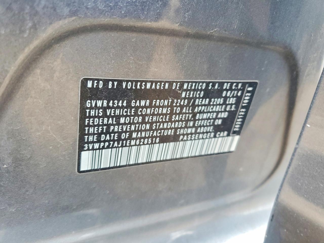 2014 Volkswagen Jetta S - zdjęcie 12