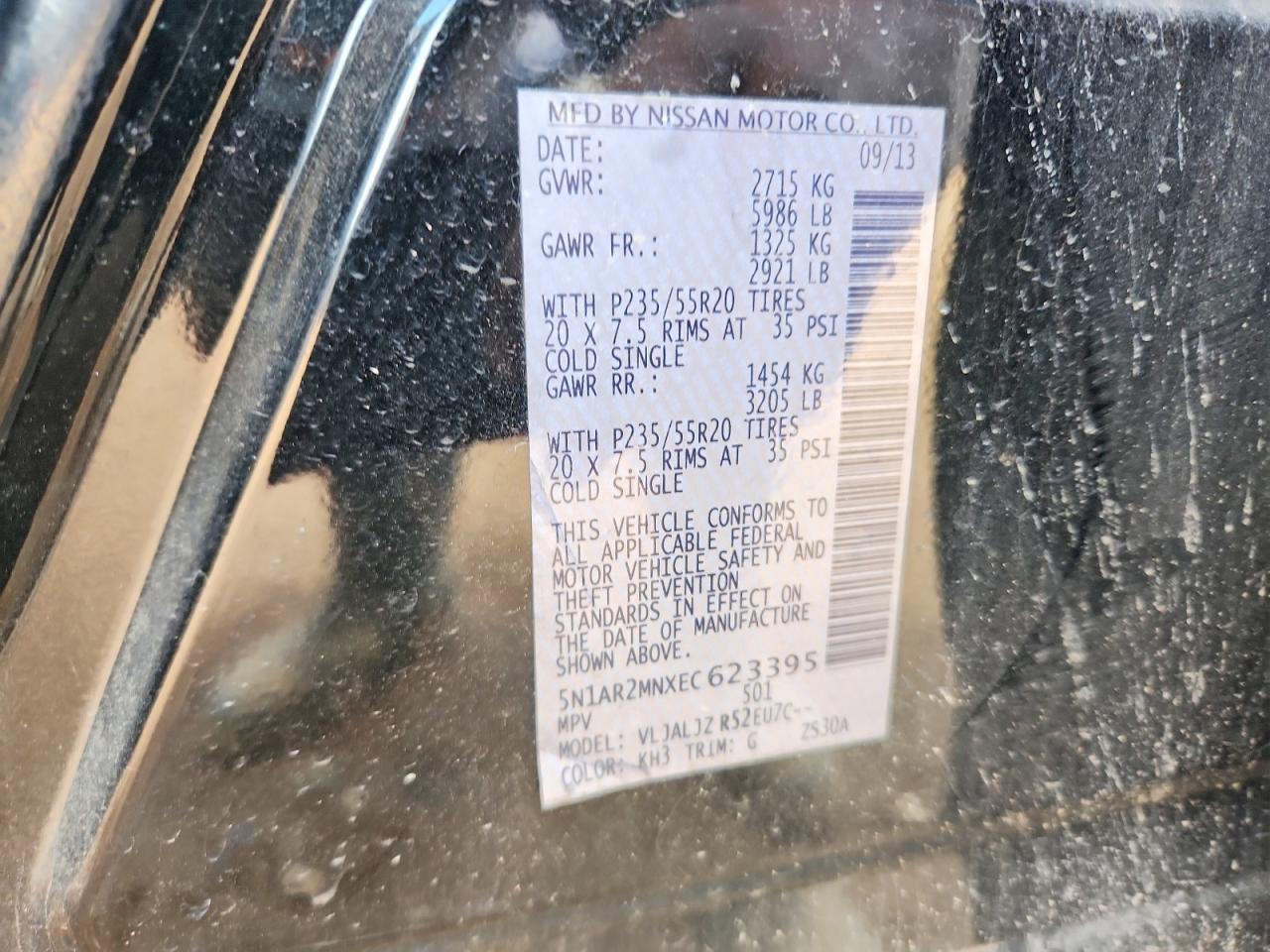 2014 Nissan Pathfinder S - zdjęcie 13