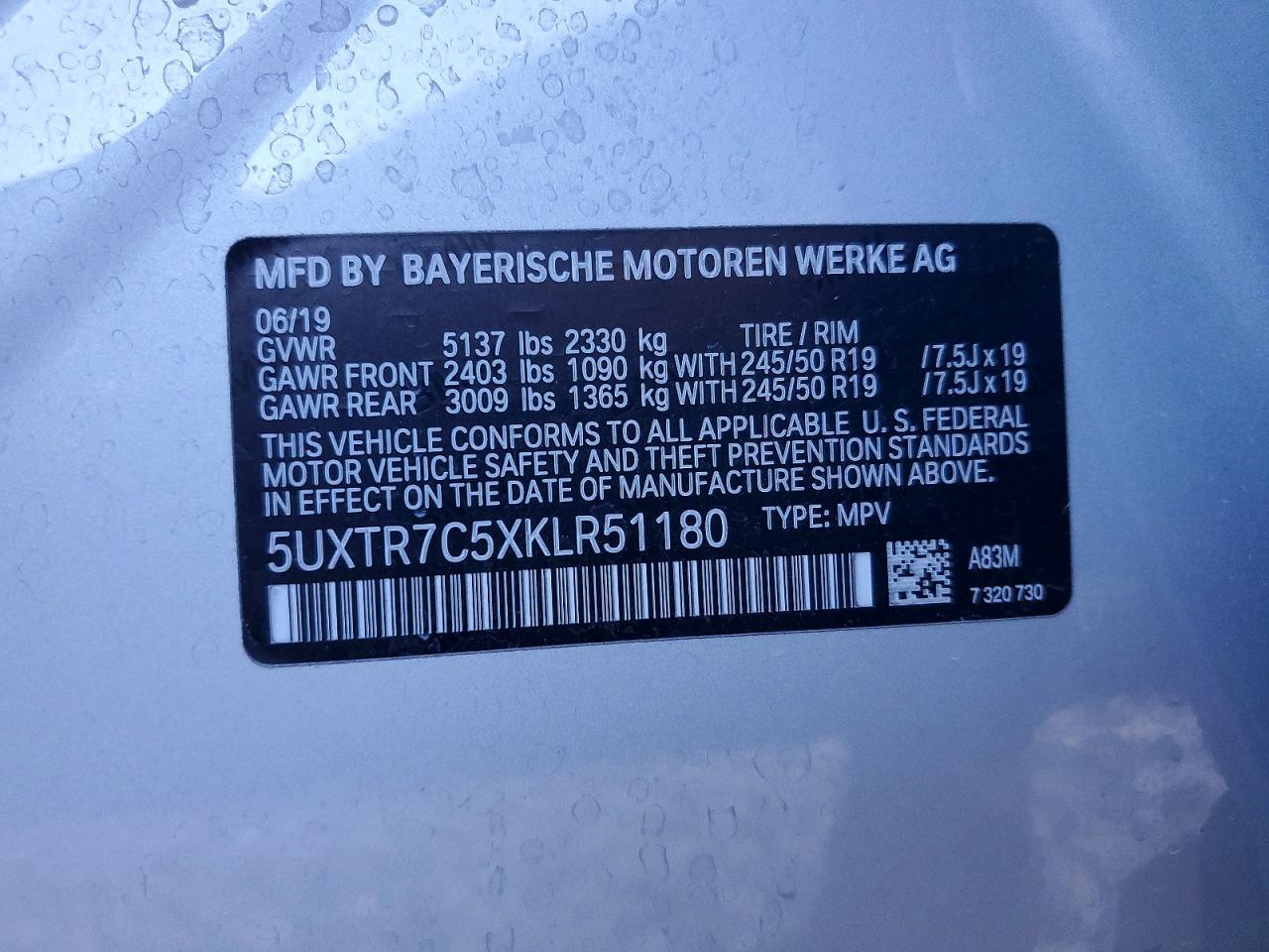 2019 BMW X3 Sdrive30I - zdjęcie 12