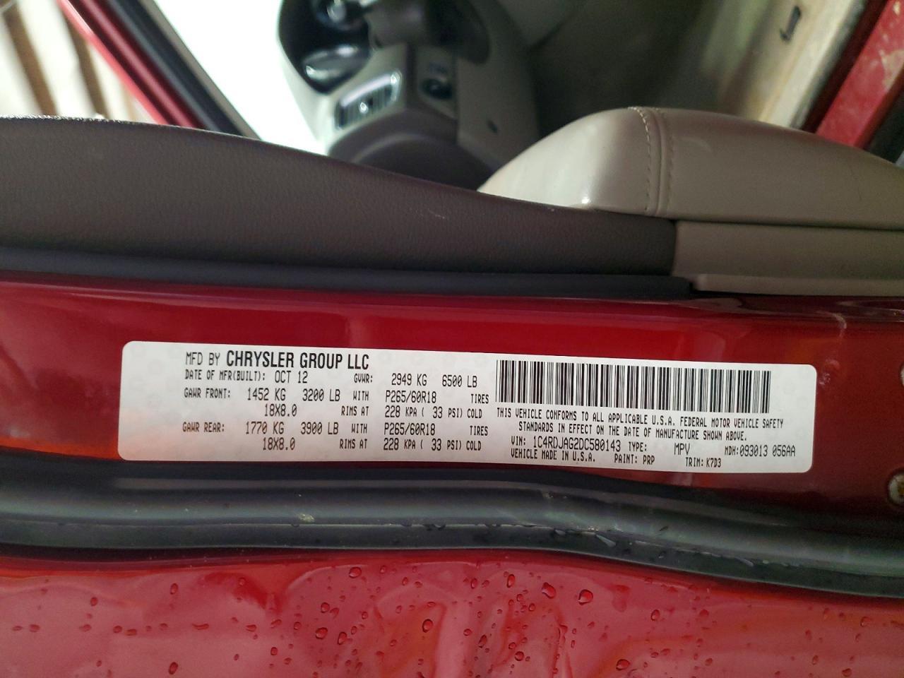 2013 Dodge Durango - zdjęcie 13