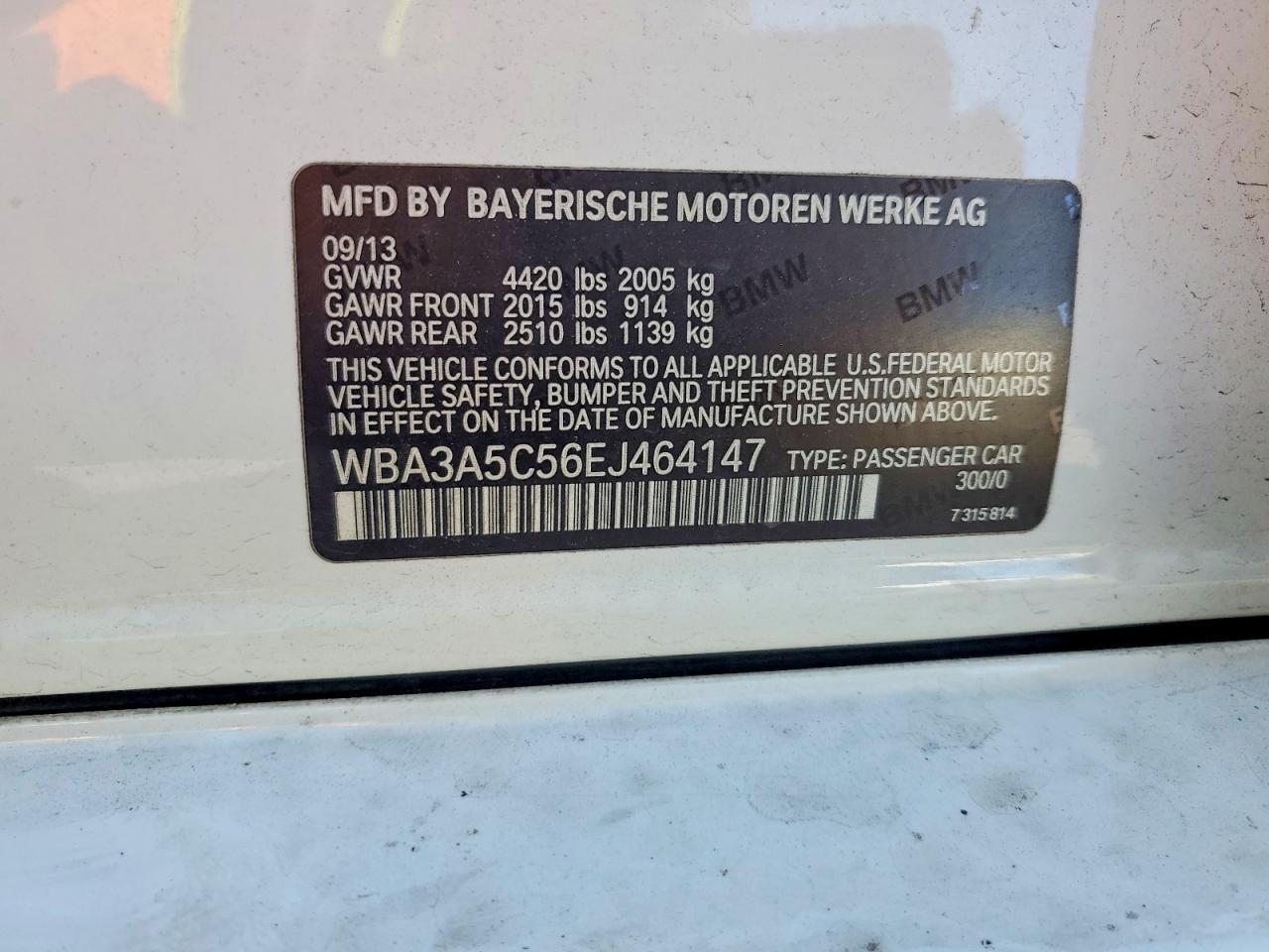 2014 BMW 328 I - zdjęcie 12