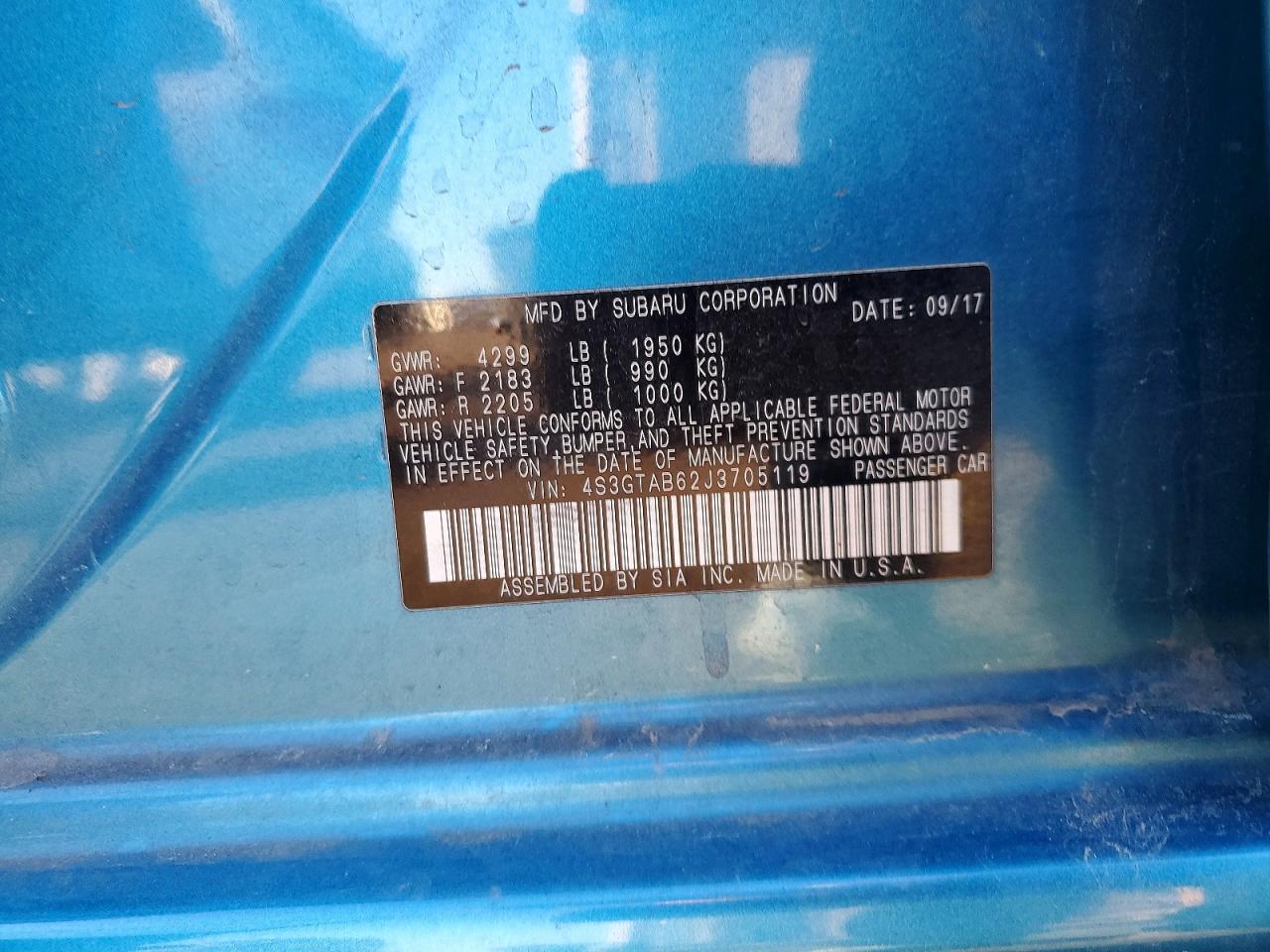 2018 Subaru Impreza Premium - zdjęcie 13