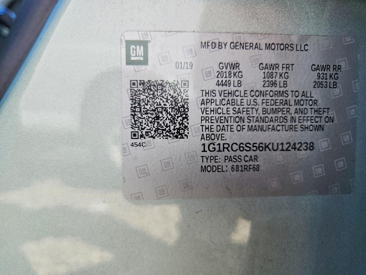 2019 Chevrolet Volt Lt - zdjęcie 12