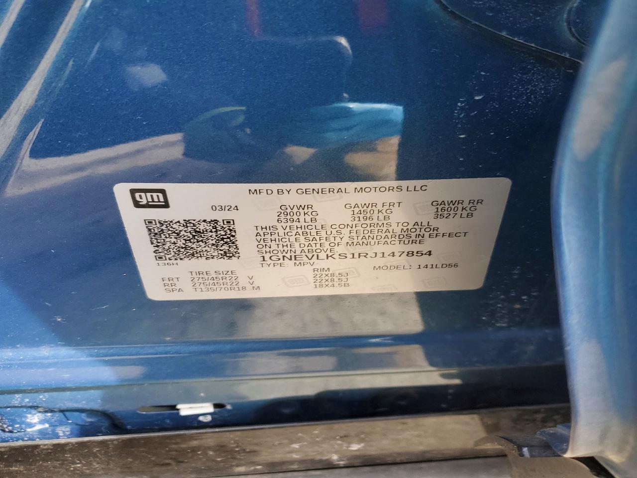 2024 Chevrolet Traverse Rs - zdjęcie 14