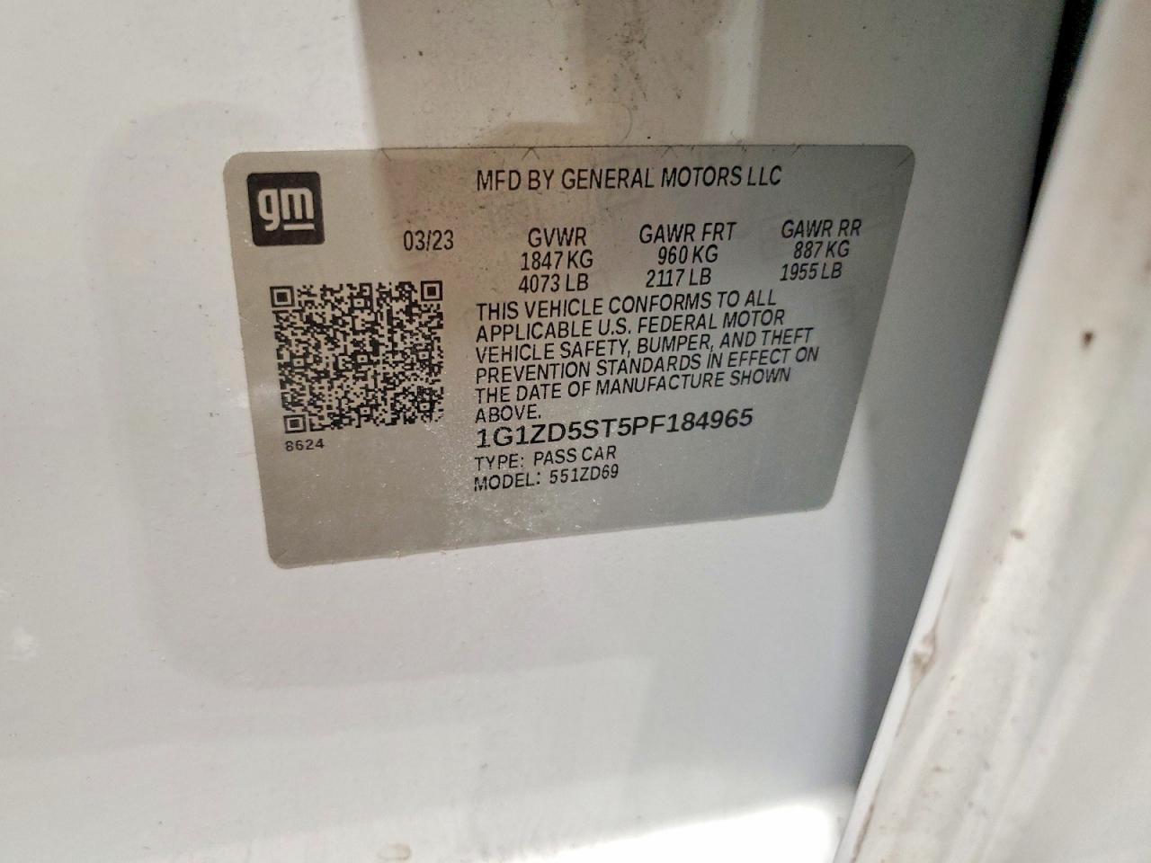 2023 Chevrolet Malibu Lt - zdjęcie 13