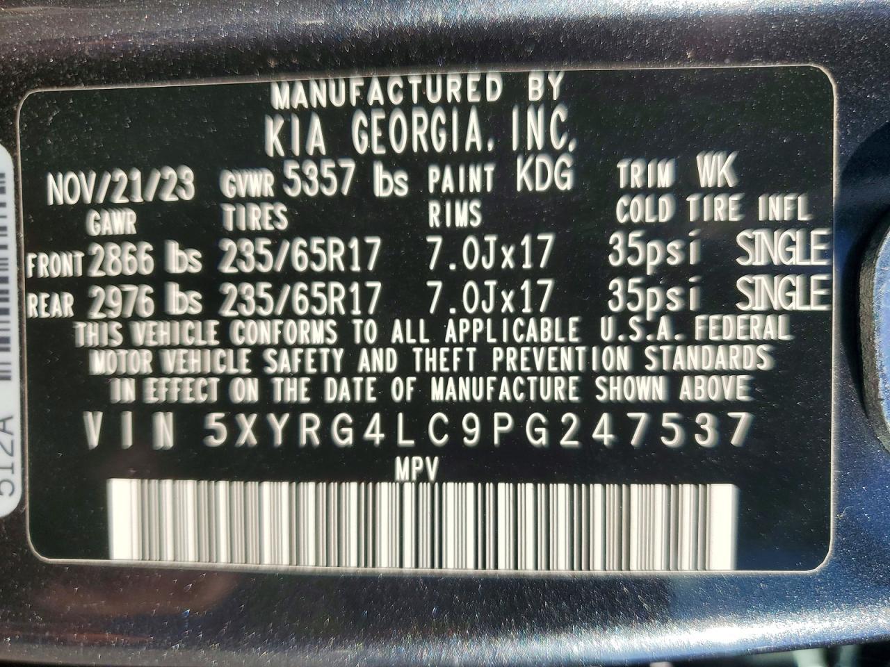 2023 Kia Sorento Lx - zdjęcie 14