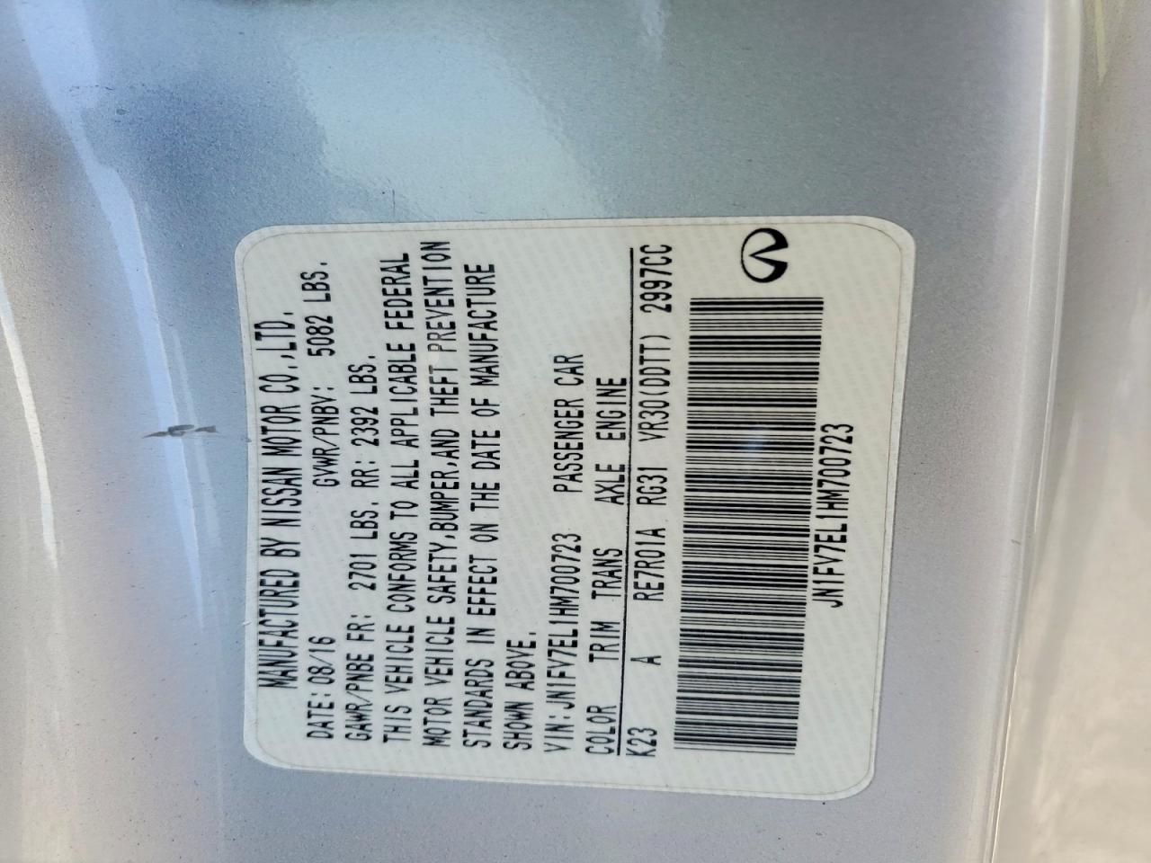 2017 Infiniti Q60 Red Sport 400 - zdjęcie 12