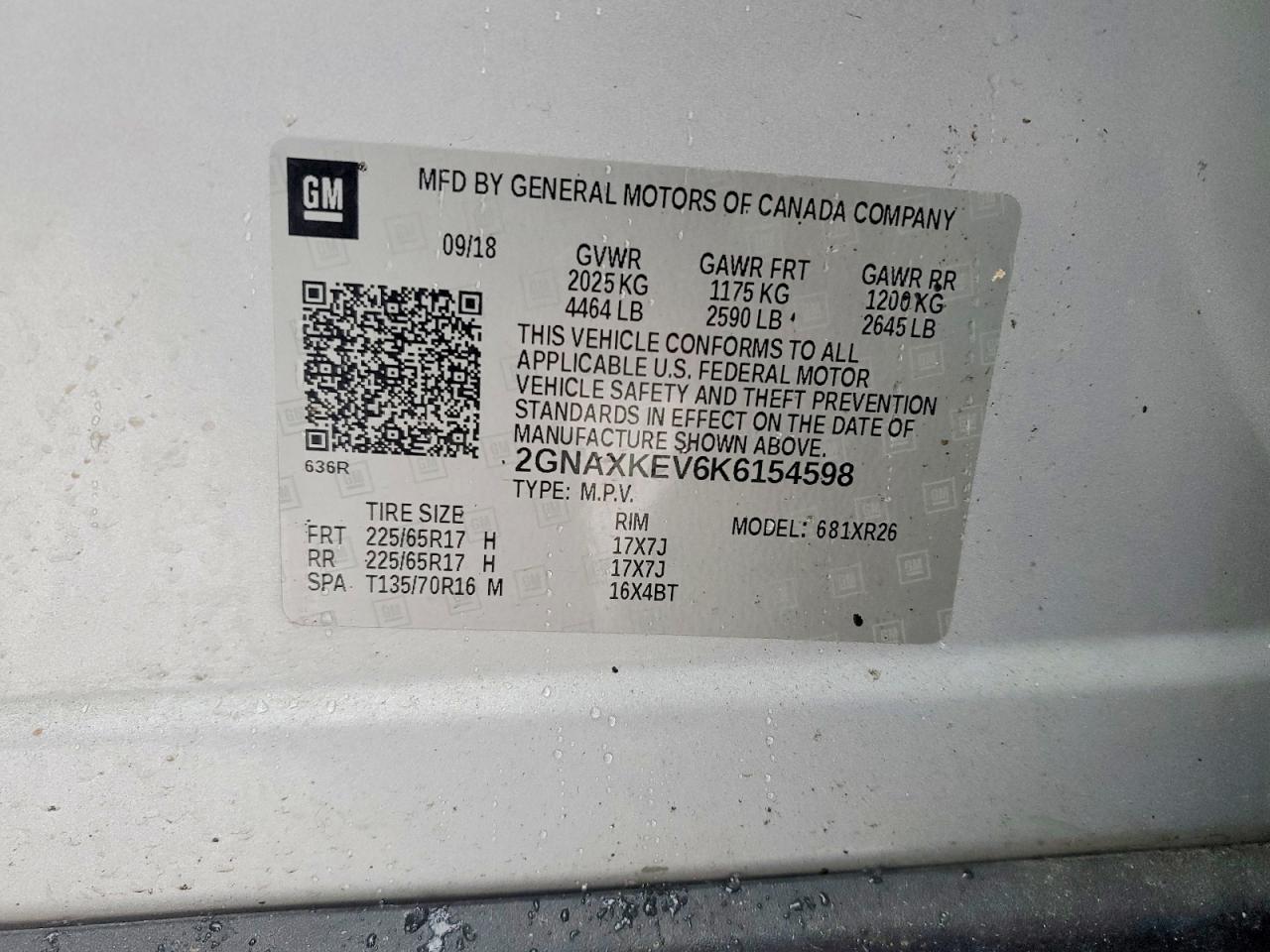 2019 Chevrolet Equinox Lt - zdjęcie 13