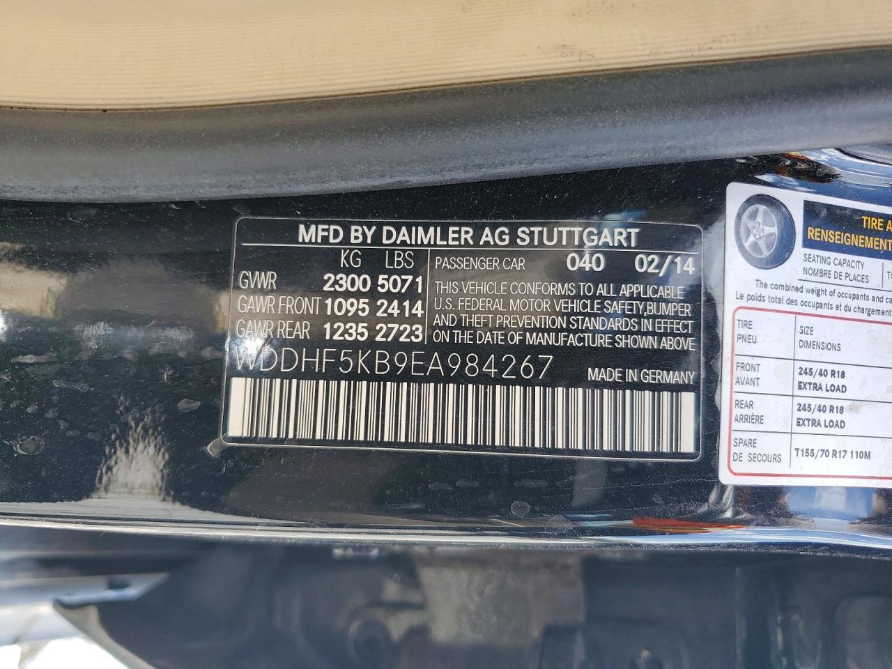 2014 Mercedes-Benz E 350 - zdjęcie 12