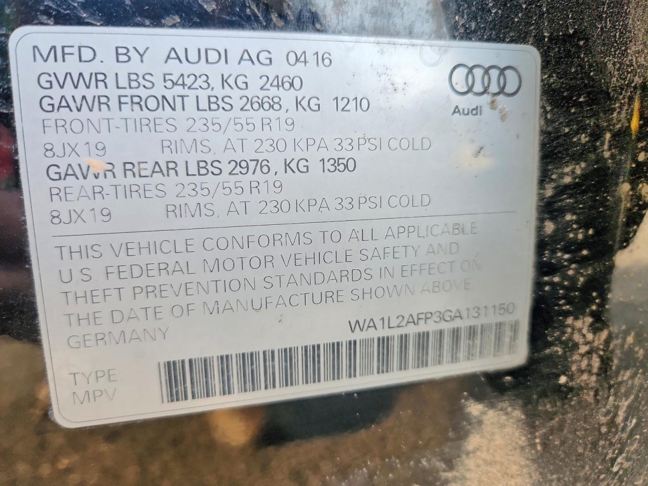 2016 Audi Q5 - zdjęcie 13